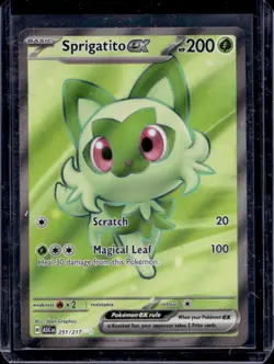 2026 Pokemon Ascended Heroes Sprigatito ex Ultra Rare #251/217 - Image 1