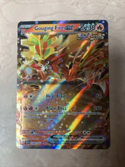 Pokemon TCG Gouging Fire EX Scarlet & Violet Temporal Forces 38 - Image 1