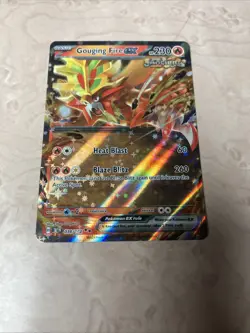 Pokemon TCG Gouging Fire EX Scarlet & Violet Temporal Forces 38 - Image 2