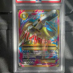 Pokemon M Blastoise EX Full Art 102/108 Evolutions Holo PSA 9 English - Image 2