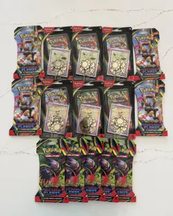 Pokemon Mega Evolution Phantasmal Flames Booster Pack Lot Of 15! Lopunny! - Image 1