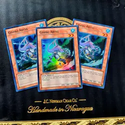 3X Yugioh Gishki Abyss HA05-EN031 Super Rare 1st Edition - Image 1