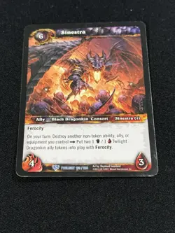 World Of Warcraft TCG Twilight Dragons Lot Of55With Sinestra And Beacon Of Light - Image 1