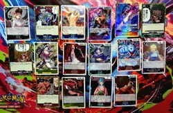 One Piece Cards Legacy of the Master Legacy of the Master Japanese Lot 17 Holos - Image 2