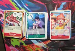 One Piece Cards Legacy of the Master Legacy of the Master Japanese Lot 17 Holos - Image 3