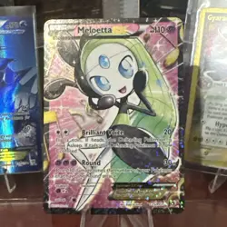 Pokemon TCG Meloetta EX RC25 Legendary Treasures Ultra Rare Full Art Holo Card - Image 1