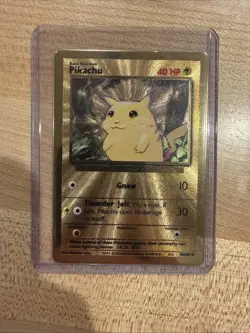 Pokemon Celebration Gold Metal Charizard & Pikachu Cards 25th Anniversary - Image 5
