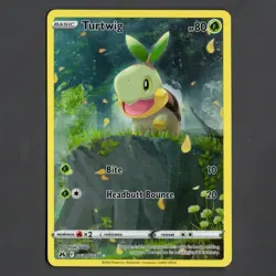 Pokemon TCG Turtwig Crown Zenith: Galarian Gallery Holo Rare Card GG31/GG70 - Image 1