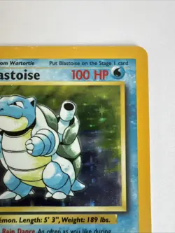 Blastoise 002/102 Base Set Holo LP Great Condition Pokemon Card - Image 4