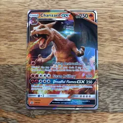 Charizard GX SM195 - Sun & Moon Black Star Promo Holo Pokemon Card - Image 1