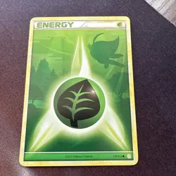 Grass Celebi Energy 115/123 - HGSS - Pokemon Card - NM/M - Image 1