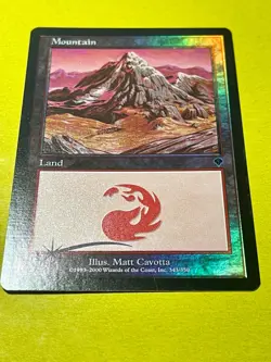 Foil Invasion Mountain 343 x1 Magic cards MTG - Image 1