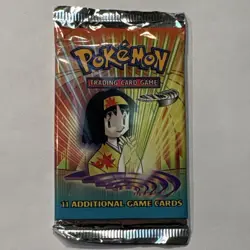 Pokemon Gym Heroes Booster Pack Wizards of the Coast 2000 11 Cards English - Image 1