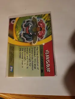 2004 topps Pokemon Advanced Challenge Non Foil Card #81 Venusaur - Image 4