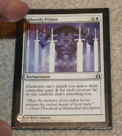 Ghostly Prison Commander 2019 Regular MTG card - Image 1