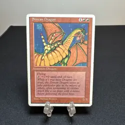 Magic The Gathering 4th Edition Shivan Dragon MTG TCG CCG Fourth - Image 1