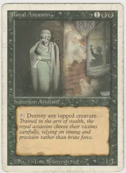 Royal Assassin - Revised Edition (3ED) HP Magic: The Gathering MTG - Image 2