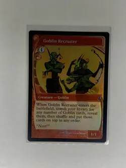 MTG Goblin Recruiter in Foil Treatment (Future Sight) Mystery Booster 2 (MB2) - Image 1