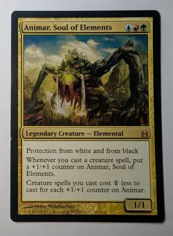 1x Animar, Soul of Elements MTG Commander 2011 Mythic Rare Nonfoil M - Image 1