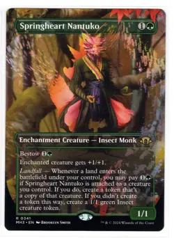 MTG Springheart Nantuko (Borderless), Modern Horizons 3 (MH3) Regular Near Mint - Image 1