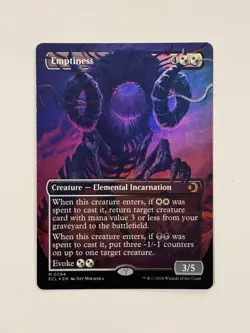Emptiness (Borderless) Lorwyn Eclipsed Foil NM - Image 1