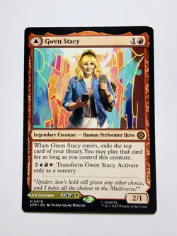 Marvel's Spider-Man Gwen Stacy / Ghost-Spider 78 Magic the Gathering Mythic - Image 1