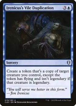 Irenicus's Vile Duplication U Regular #78 | Battle for Baldur's Gate CLB | MTG - Image 1