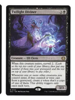 MTG - Twilight Diviner - Regular Rare #122 - Lorwyn Eclipsed NM - Image 1