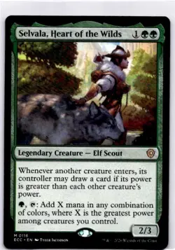 Selvala, Heart of the Wilds Commander: Lorwyn Eclipsed Regular - Image 1