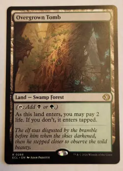 Overgrown Tomb Lorwyn Eclipsed Regular Rare Land NM+ - Image 1