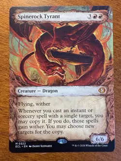 Spinerock Tyrant Showcase MTG Lorwyn Eclipsed NM-M 322 - Image 1