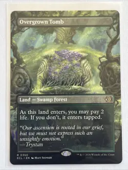 Overgrown Tomb (Borderless) Lorwyn Eclipsed Regular Magic The Gathering MTG - Image 1