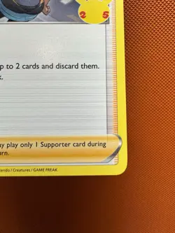 Pokemon TCG-Professor Burnett SWSH167 Black Star Promo NM 2173 - Image 5