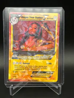 Exclusive Custom Made Megan Thee Stallion Pokemon Card - Image 1