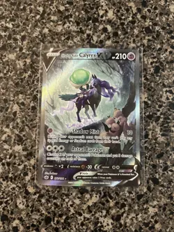 Shadow Rider Calyrex V Alternate Art Chilling Reign 172/198 Pokemon Card TCG NM - Image 1