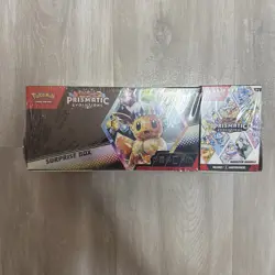 Pokemon TCG Sam’s Club Prismatic Evolutions Surprise Box & Booster Bundle 2-Pack - Image 1