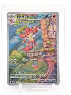 SIMISEAR 2025 POKEMON WHITE FLARE ILLUSTRATION RARE 100/086 Q5550 - Image 1