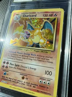 TWO 2023 Pokemon CLC EN Charizard #003 HOLO AGS 9.5 MINT + PSA CGC - Image 4