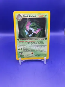 Dark Golbat 1st Edition Team Rocket 24/82 Rare WOTC Vintage Pokemon - Image 1