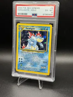 Pokemon Neo Genesis Feraligatr 4/111 PSA 6 - Image 1