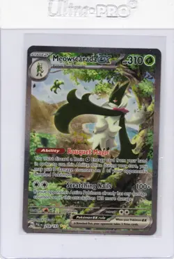 Pokemon Meowscarada ex 256/193 Sv02: Paldea Evolved Holo - Image 1