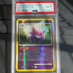 2009 POKEMON PLATINUM ARCEUS #16 GENGAR-REVERSE FOIL PSA 8 - Image 1
