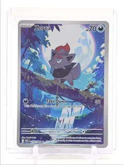 ZORUA 2025 POKEMON WHITE FLARE ILLUSTRATION RARE 142/086 Q5550 - Image 1