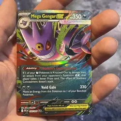 Pokemon TCG Mega Gengar Ex - ME02: Phantasmal Flames 56/94 Double Rare NM - Image 3
