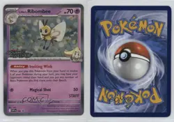Lillie's Ribombee (Staff Promo) Pokemon Scarlet & Violet Black Star #183 - Image 3