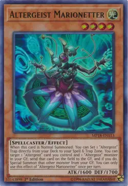 Altergeist Marionetter - MP18-EN113 - Ultra Rare - 1st Edition - Lightly Played - Image 1
