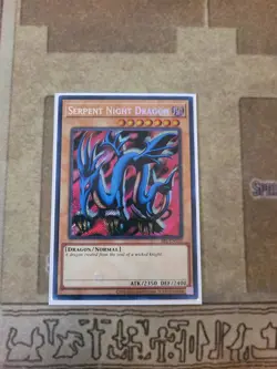 YUGIOH SERPENT NIGHT DRAGON SRL-EN103 SECRET UNLIMITED ED NM 2020 - Image 1