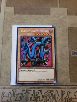 YUGIOH SERPENT NIGHT DRAGON SRL-EN103 SECRET UNLIMITED ED NM 2020 - Image 2