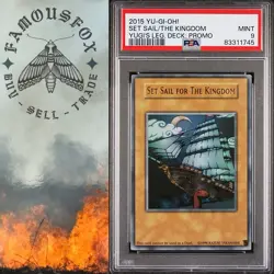 2015 Set Sail For The Kingdom - YUGIOH Legendary Deck Promo - PSA 9 Mint - Image 1