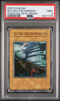 2015 Set Sail For The Kingdom - YUGIOH Legendary Deck Promo - PSA 9 Mint - Image 2